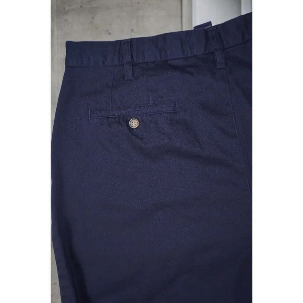 Chaps Ralph Lauren Shorts Men 36 Navy Blue Chino Classic Fit 7
